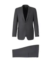 checked two-piece suit IT50,IT56 Gris Antracita