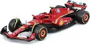 [Bburago] 1/43 - SF-24 for Scuderia Ferrari F1 Team SF24 Signature Die cast Adults Model Car Display F1 GP 2024 Collection - #55 Carlos Sainz