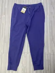The North Face Heritage Patch Joggers Mens Large Cave Blue Pants Sweatpants $65