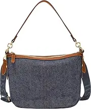 [FOSSIL] Women's Blue Denim Jolie Crossbody Bag