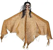Halloween Flying Ghost | Halloween Decorations Ghost,Spooky Halloween Door Ghost Decor, Scary Halloween Skeleton Ghosts for Haunted House