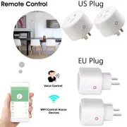 2Pack Smart Life WiFi Plug Remote Control Timer Switch US/EU Socket Alexa Google