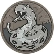 MAXPEDITION Don't Tread On Me - 1pc Grey Round Morale Patch
