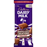 Cadbury Marvellous Creations Cola Fizz Chocolate Block 190g