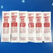 6 Sonny's Sweet BBQ Sauce Packages Individual Servings Bar-B-Q Barbeque FRESH