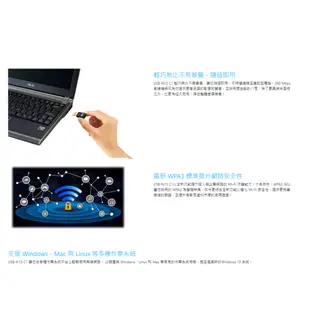 【NeoGamer】 ASUS 華碩 USB-N13 C1 N300 WIFI 網路USB無線網卡