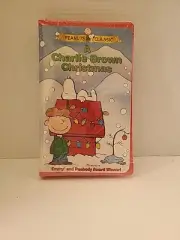 A Charlie Brown Christmas (VHS, Clamshell Case) Peanuts Brand New