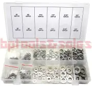 350 pc STAINLESS STEEL LOCK & FLAST WASHER ASSORTMENT NUTS BOLT