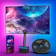 Smart LED TV Backlights with Camera for 75-85 inch TVs, 16.4ft RGB+IC Immersion TV Lights, Sync to Music, Scene Mode, Compatible with Alexa & Google Assistant, App Control, WiFi Strip Lights