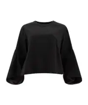 Sacai Panelled Twill Top 1,2 black