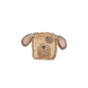 Linen House Kids Scruffy Freddy Plush Soft Cushion Play Toy 28x27cm Brown