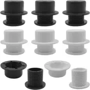 8 Pcs Beach Bag Replacement Buttons, Threaded Plastic Buckle, Large Rubber