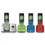 VTech CS6529-4B 4-Handset DECT 6.0 Cordless Phone with Answering System and C...