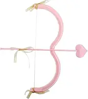 TOKIDNY 1 Set Set Cupids Bow Arrow Accessory Shooting Halloween Cupid Costume Accessories Link Prop Valentines Day Ribbon Pink