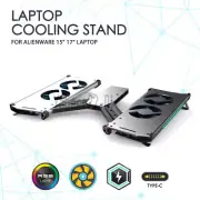 Laptop Cooling Stand for ALIENWARE 15-17in RGB Cooler 4 Quiet Fans Raditor