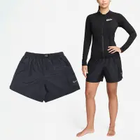 在飛比找Yahoo奇摩購物中心優惠-Nike 短褲 Voyage Cover-Up 女款 黑 灰
