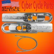 2014 Suzuki Hayabusa 4 1/2 to 9" Bolt on Swing Arm Extensions and Brake Line