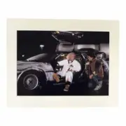 Larrini Back to The Future Marty with Doc A4 Mounted Photo