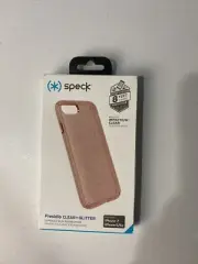 Speck Presidio Clear + Glitter Case iPhone 8 iPhone 7/6s/6 Rose Pink/Gold Glitte