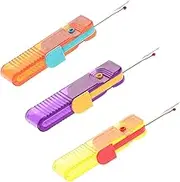 KALLORY 3Pcs Brightly Colored Seam Rippers Durable Thread Unpicker for Easy Sewing Removal Ergonomic Handle for Comfortable Use Essential Sewing Supplies and Accessories