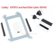 Dell XPS 15 9560 9550 Precision 5520 5510 XDYGX HDD Cable +Caddy +Rubber Rail