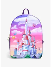 Loungefly Disney Beauty & The Beast Castle Snap Flap Mini Backpack - New, With Tags