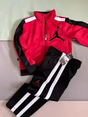 New Nike JORDAN Boys Jumpman Tracksuit Jacket Pants Track Suit Gift 3 3T NWT