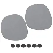 2 Pack Diatomaceous Plant Saucers for Indoor 7inch, Dark Gray