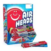 Air Heads || Chewy Candy Bars Assorted Flavors || 90 Pc (Net 49.5oz)