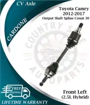 Cardone OEM Front Left CV Axle For 2012-2017 Toyota Camry 2.5L Hybrid Lifetime W (for: Toyota)