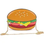 Womens Creative Food Style Shoulder Messenger Bag-Hamburger