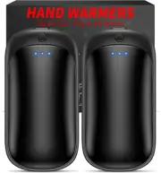 2 Pack Hand Warmers Rechargeable, Portable Electric Hand Warmers Reusable, USB H