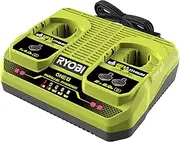 [RYOBI] Dual 18 Volt One+ Lithium Wireless Charger - 2 Ports (4.0A & 2.0A) - RC18240