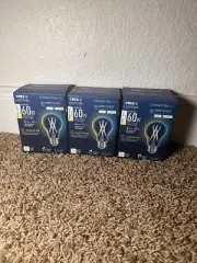 New Cree Lighting Connected Max Smart Led Filament Globe Bulb 3 Pack