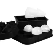 ❄️Ice Cube Trays, Silicone Freezer Ice Cube Molds with Lid, Reusable Whiskey Ice