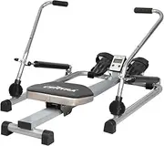 Centra Oil Cylinder Rowing Machine with Non-Slip Handlebars,Adjustable Resistance Levels,LCD Display, Custom Widened Foot Pedals for Home use 120kg Capacity