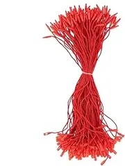 Hangable Tag Rope | 100X Snap Lock Pins Loop Tag Fastener,Hangable Tag String Fasteners, Tags Ties for Clothing Tags Merchandise Marking Tags Luggage Labels