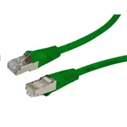 Dynamix PLG-AUGS-3 Cat6A RJ45 Patch Lead - 3m - Green S/FTP - Shielded - 10G - 26AWG - 500MHz - Gold Plated [PLG-AUGS-3]