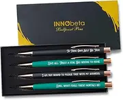 InnoBeta Shakespeare Gifts, Ballpoint Pen Set of 4, Hamlet Gifts Pens for Book Lovers, Theater Lovers on Birthday, Christmas