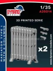 Dynamo 1/35 Radiator Type I 8 Columns ver (2pcs)