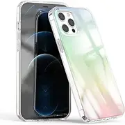 [Asgens] Compatible with iPhone 14 Pro Max 6.7 inch Laser Case, Rainbow Laser Iridescent Bling Glitter Luxury Case Protective Cover for iPhone 14 Pro Max 6.7" Girls Women