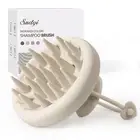 Silicone Scalp Massager Shampoo Brush, Hair Scrubber with Soft Silicone Brist...