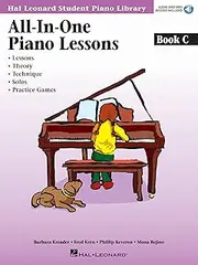 Hal Leonard All-in-One Piano Lessons Book C: Book with Audio and MIDI Access Included