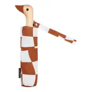 Original Duckhead Umbrella Duck Compact 35cm Auto Open Peanut Butter Checks isAlbi CP017