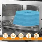 Microwave Food Cover Vented Silicone Dish Plate Lid Collapsible Microwave·~