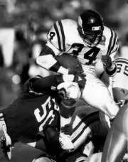 Herschel Walker Minnesota Vikings runs with the ball 1990s Old Photo
