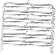 STOBOK 6pcs 18cm Metal Bag Lock Design Purse Frame Fashion Bag Accessory for Luggage Family