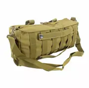 Nylon Tactical Molle Pouch Bag Multi-Purpose Large Molle Waist Pack Army Tan