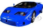 BUGATTI EB110 SS SUPER SPORT FRENCH RACING BLUE 1/18 MODEL CAR BY AUTOART 70917