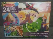 Melissa & Doug 24 Piece Floor Puzzle DINOSAUR DAWN